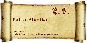 Meila Viorika névjegykártya